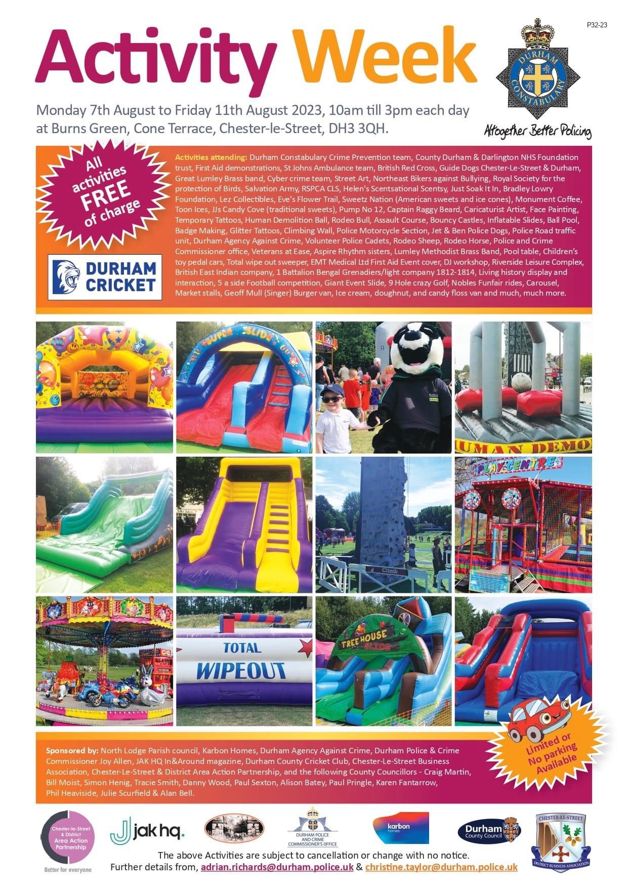 Activity week in Chester-le-Street