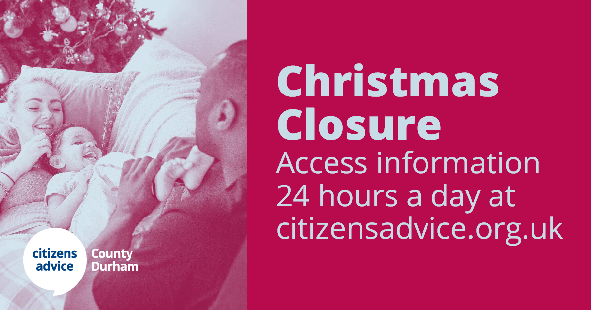 Christmas opening times